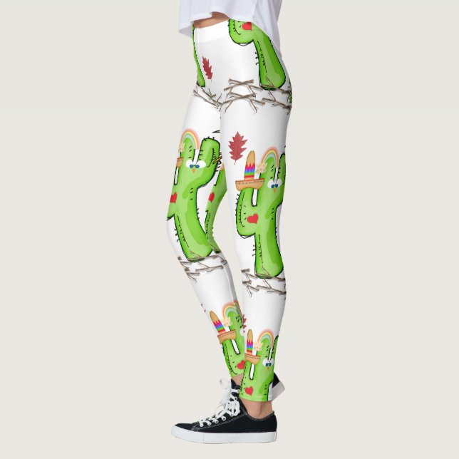 Leggings Cactus De Aves (Esquerda)