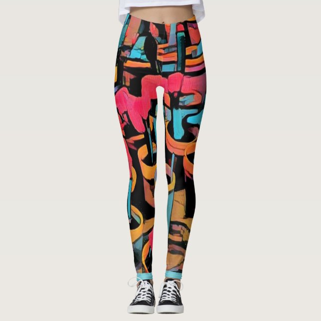 Leggings Cactus Funky Estilizadas (Frente)