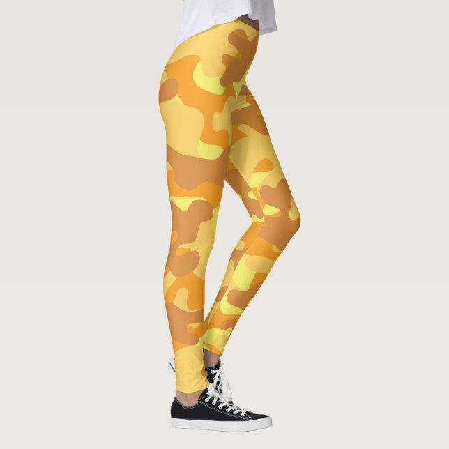 Leggings Camufladas Amarelas Fofas (Direita)