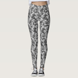 Leggings Camufladas Cinza