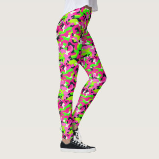 Leggings Camufladas Neon