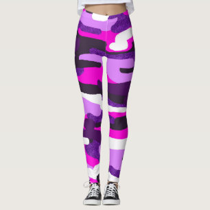 Leggings Camufladas Roxas