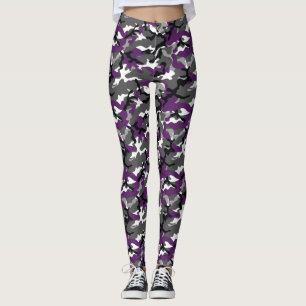 Leggings Camufladas Roxas