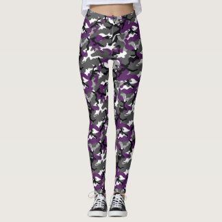 Leggings Camufladas Roxas