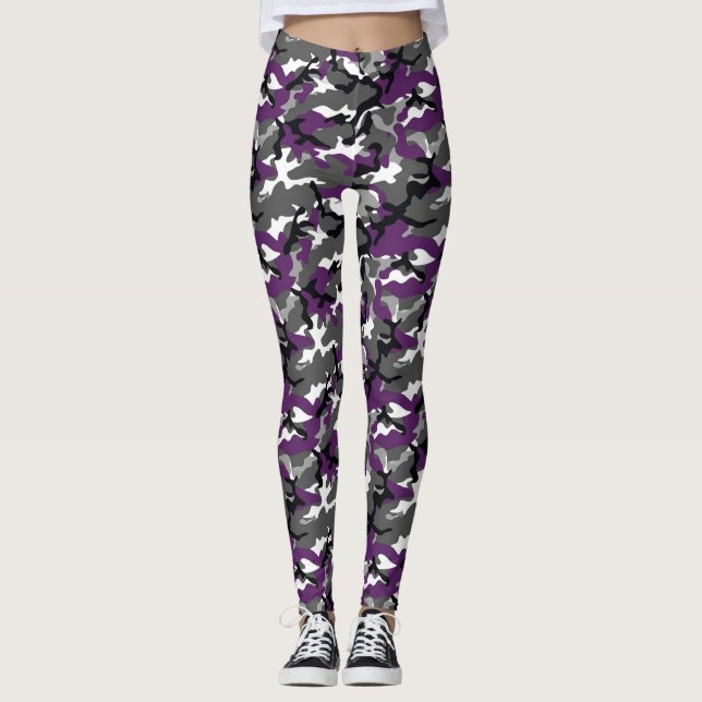 Leggings Camufladas Roxas (Frente)