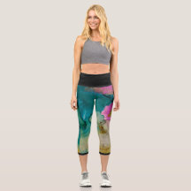 Leggings Capri Legging artistique by Lyla FERRARIS