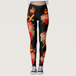 Leggings Cardíacas Imaculadas
