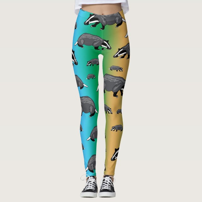 Leggings Cartoon do Texugo (Frente)