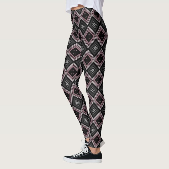 Leggings Casuais para Senhoras com Estrelas (Esquerda)