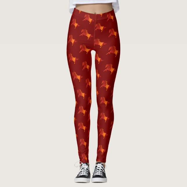Leggings Cavalo de Fogo (Frente)
