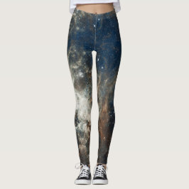 Leggings celestiais Nebula indigo