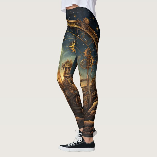 Leggings Celestiais Steampunk (Esquerda)
