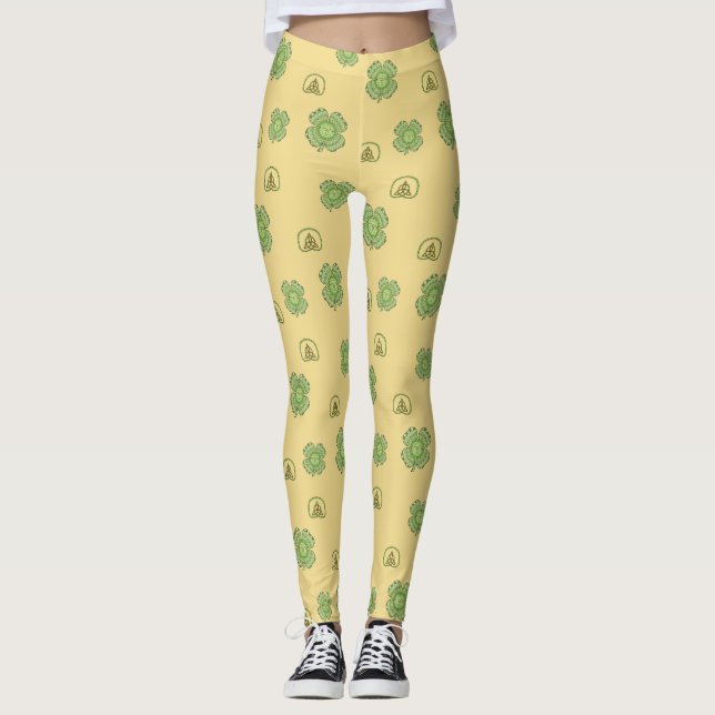 Leggings Celtic Shamrock (Frente)