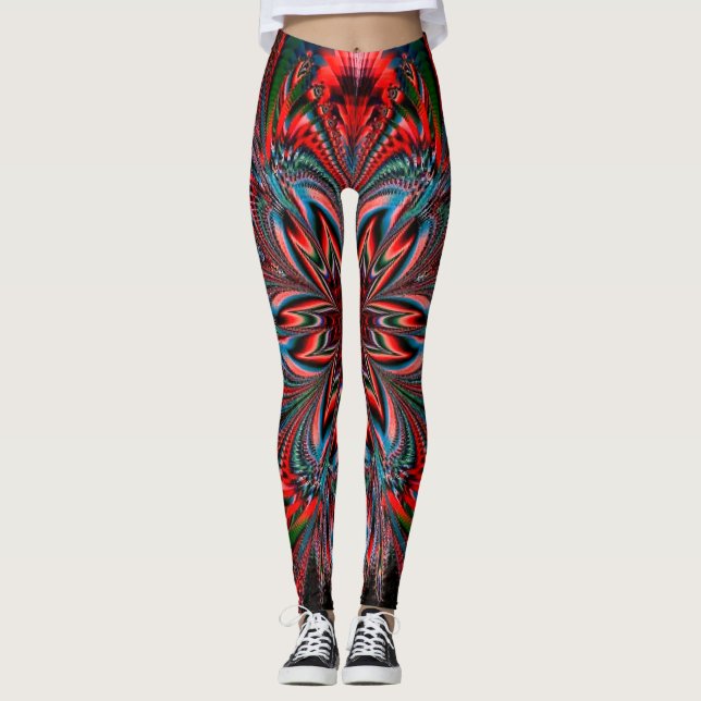 Leggings Chakra Psicodélicas (Frente)