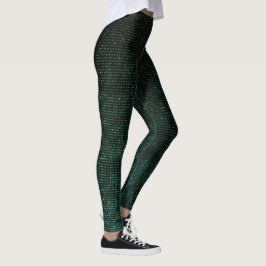 Leggings cibernéticas verdes