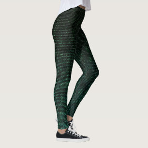 Leggings cibernéticas verdes