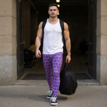 Leggings Círculos Roxos