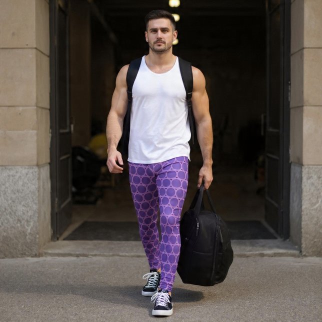 Leggings Círculos Roxos (Criador carregado)