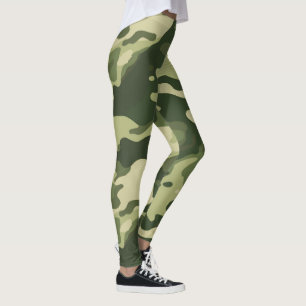 Leggings Clássicas com Camuflagem - Impressão Mili