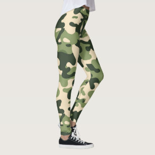 Leggings Clássicas de Camuflagem - Impressão Milit