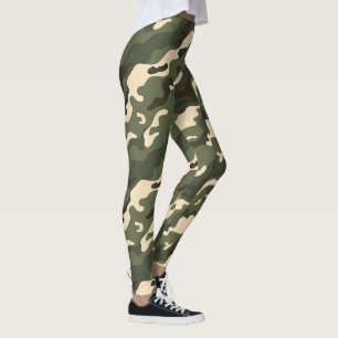 Leggings Clássicas de Camuflagem - Impressão Milit