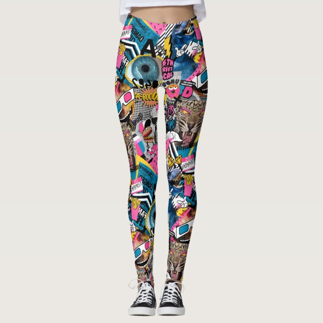 Leggings colaterais (Frente)