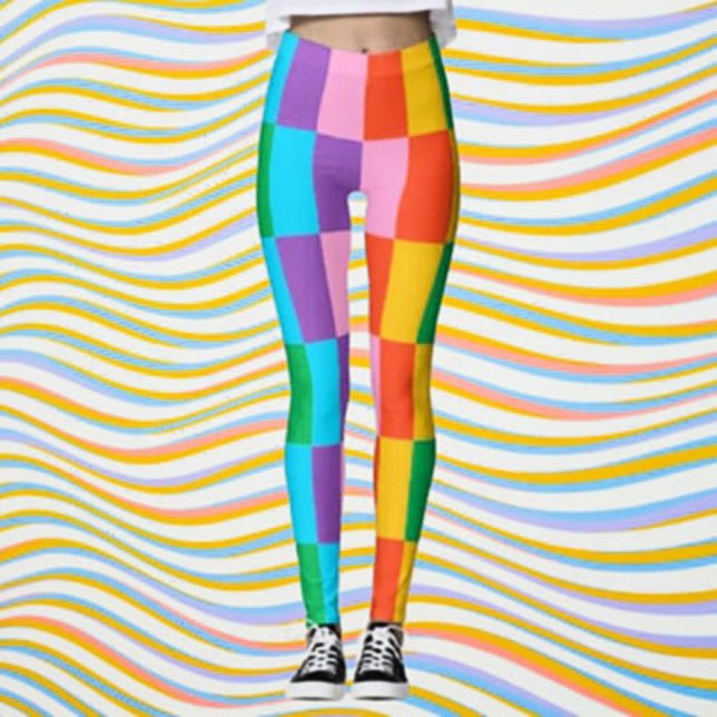Leggings Color Block Passos de Arco-íris – Estilo  (Criador carregado)