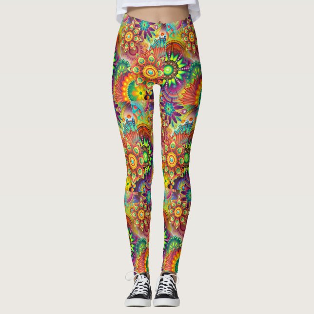 Leggings coloridas (Frente)