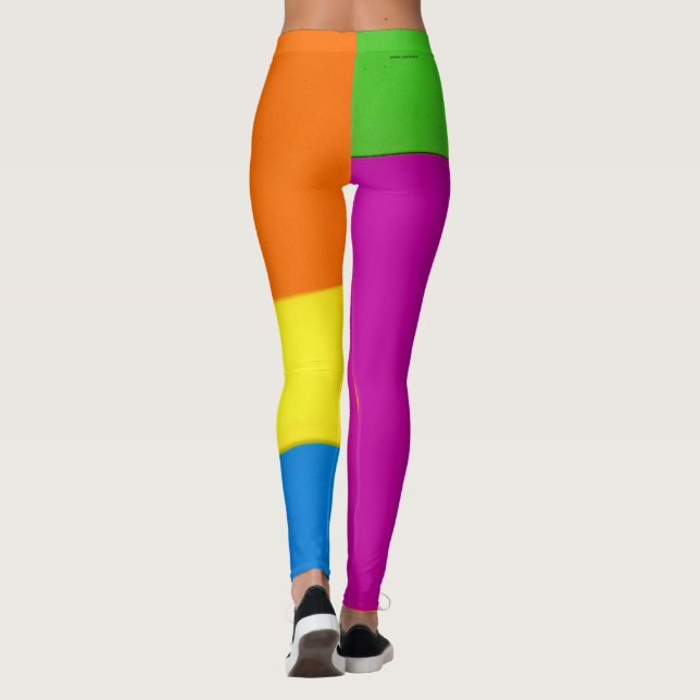 Leggings coloridas (Verso)
