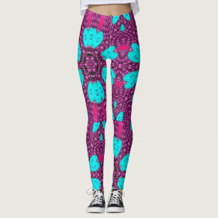 Leggings Coloridas com Impressão Total