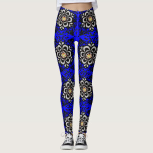 Leggings Coloridas de Design 3D Digital – Ajuste P