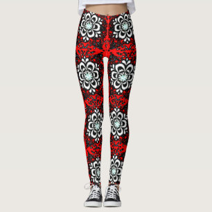 Leggings Coloridas de Design 3D Digital – Ajuste P