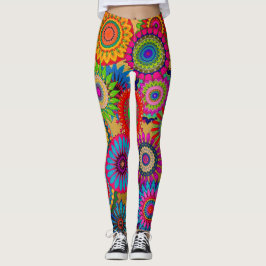 Leggings Coloridas do Estilo Boêmico