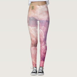 Leggings Coloridas em Nuvem