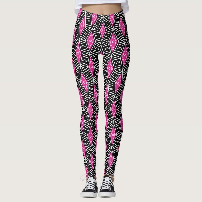 Leggings Coloridas Kente Fashion (Frente)