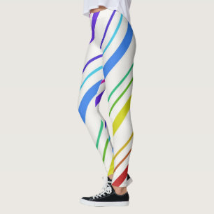 Leggings Coloridas Listradas