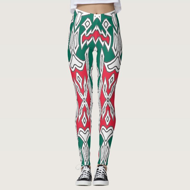 Leggings coloridas "Ratti_Creative_Arts" (Frente)