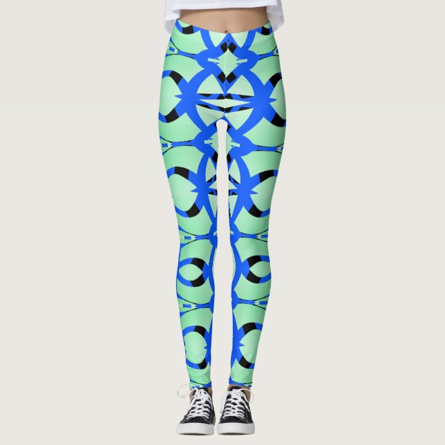 Leggings coloridas "Ratti_Creative_Arts" (Frente)