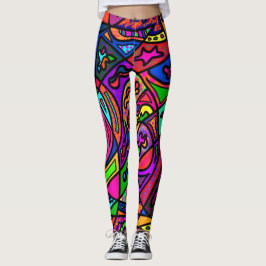 Leggings Coloridos Divertidos e Elegantes