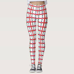 Leggings com a bandeira de Montreal, Canadá