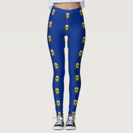 Leggings com a bandeira do estado de Vermont, EUA