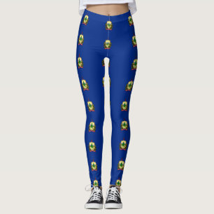 Leggings com a bandeira do estado de Vermont, EUA