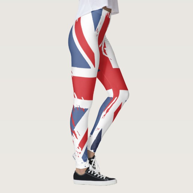 Leggings com a Bandeira do Reino Unido - Presente  (Direita)