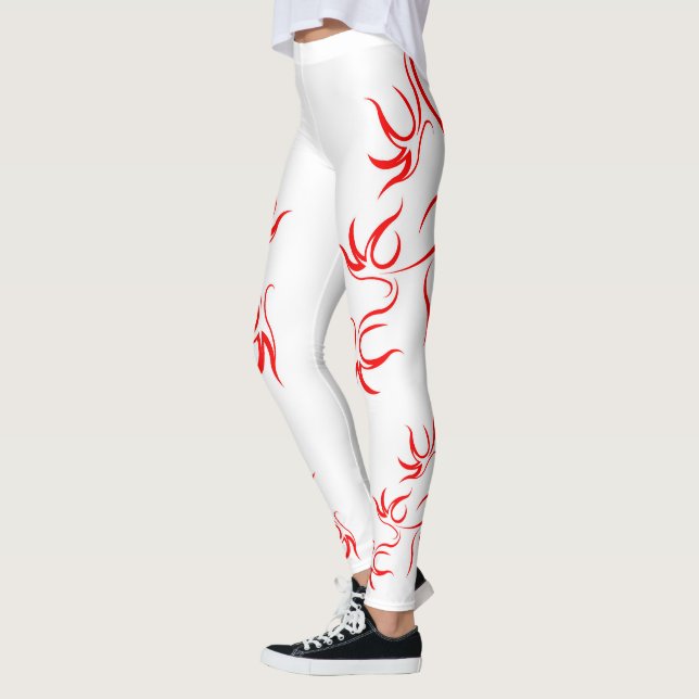 Leggings com arte casual colorida (Esquerda)