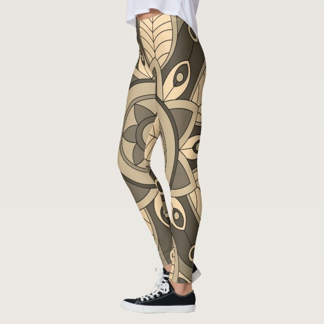 Leggings com arte de azul (Esquerda)