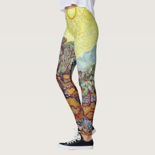 Leggings com as "Oliveiras" de Van Gogh