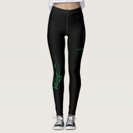Leggings com assinatura Vegan