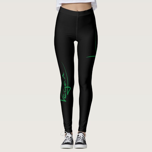 Leggings com assinatura Vegan (Frente)