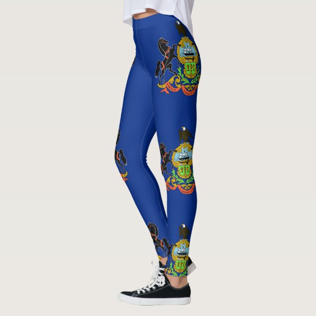 Leggings com bandeira da Pensilvânia, EUA (Esquerda)