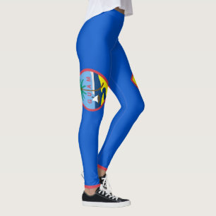 Leggings com bandeira de Guam, EUA